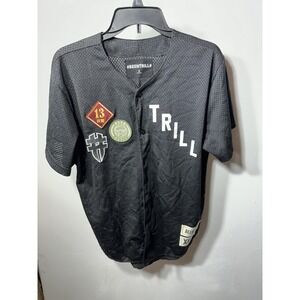 BEENTRILL Patch #13 Black Baseball Jersey Men's Size Small